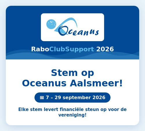 Oceanus Aalsmeer 15 Oceanus ClubSupport NL compact