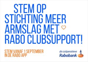 Stem op Oceanus met Rabo Clubsupport 3 stichting meerarmslag